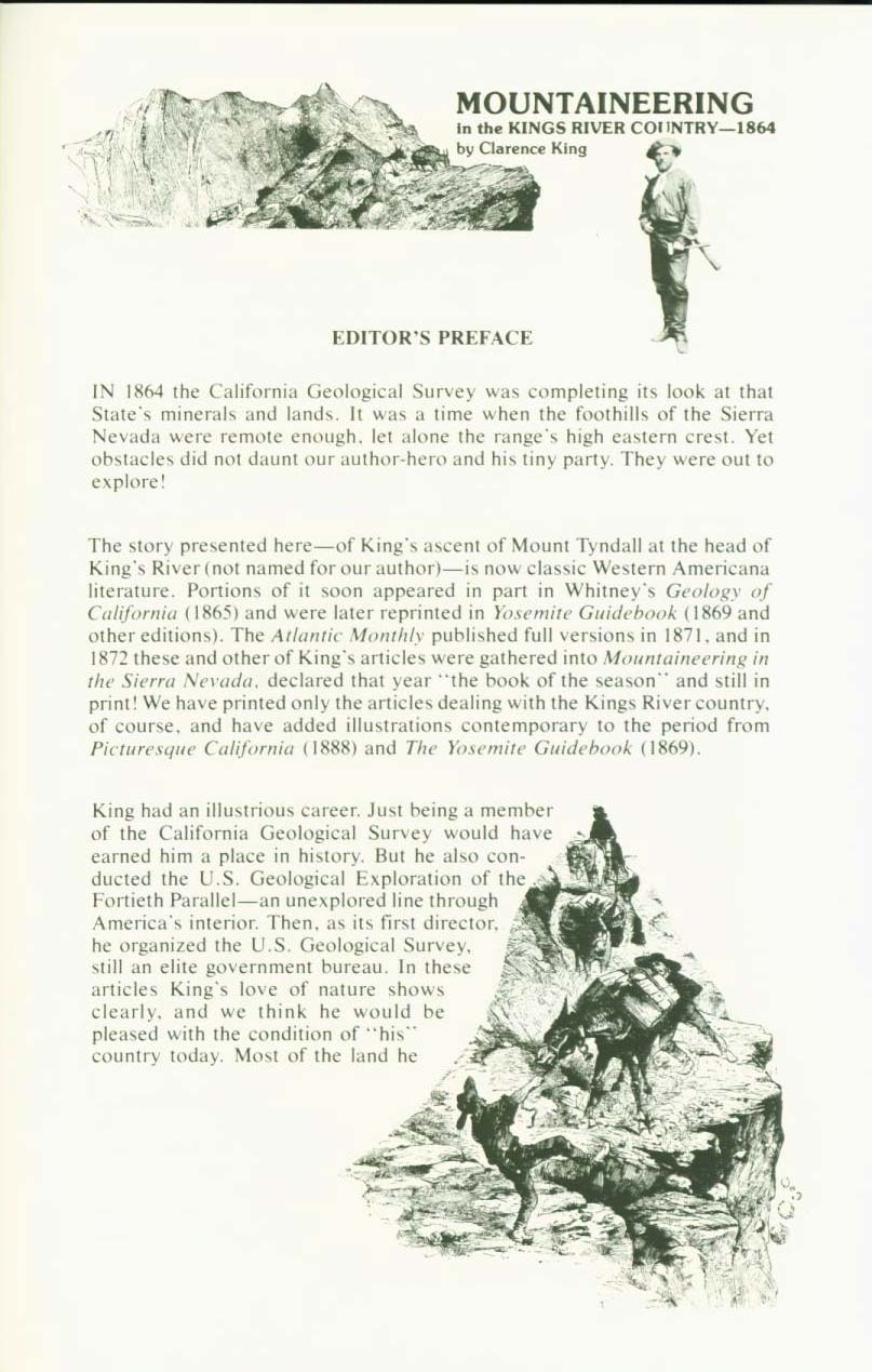 MOUNTAINEERING IN THE KINGS RIVER COUNTRY, 1864. vist0042e